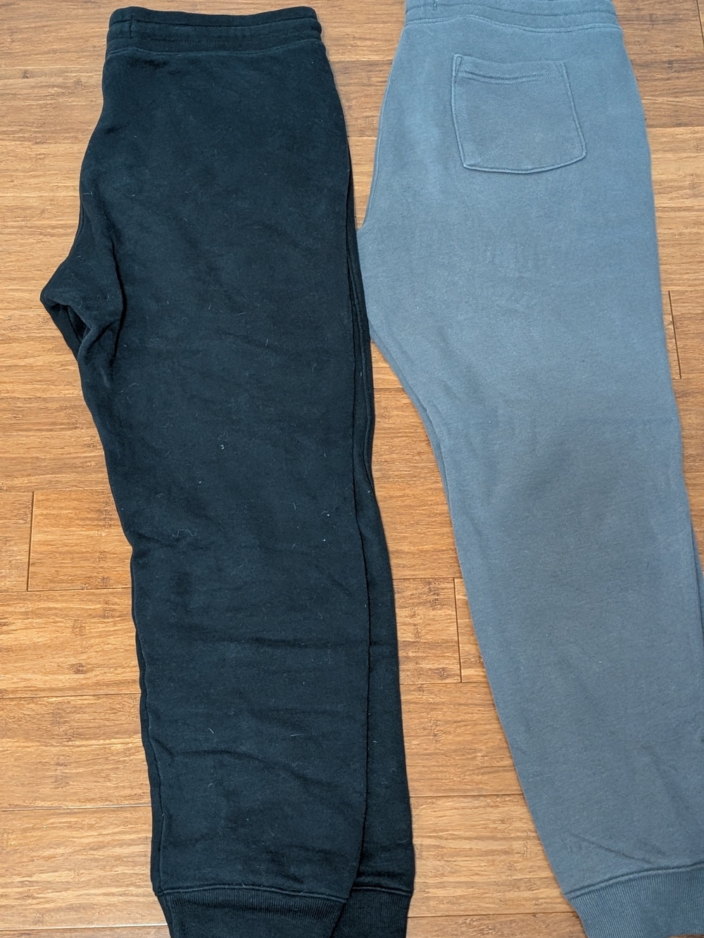 Hollister Men's Dual Sweatpants in Black and Gray